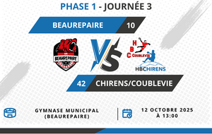 [M13M] Match - Beaurepaire VS Chirens/Coublevie