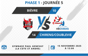 [M13F] Match - Bièvre VS Chirens/Coublevie