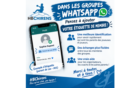 Visibilité dans les groupes WhatsApp